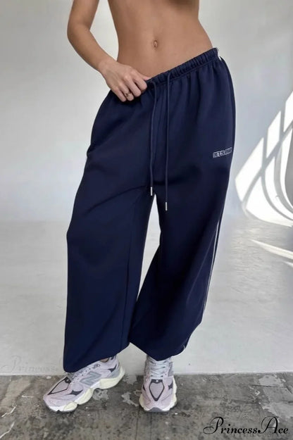 Striped Wide Leg Drapey Convertible Cuffed Pants