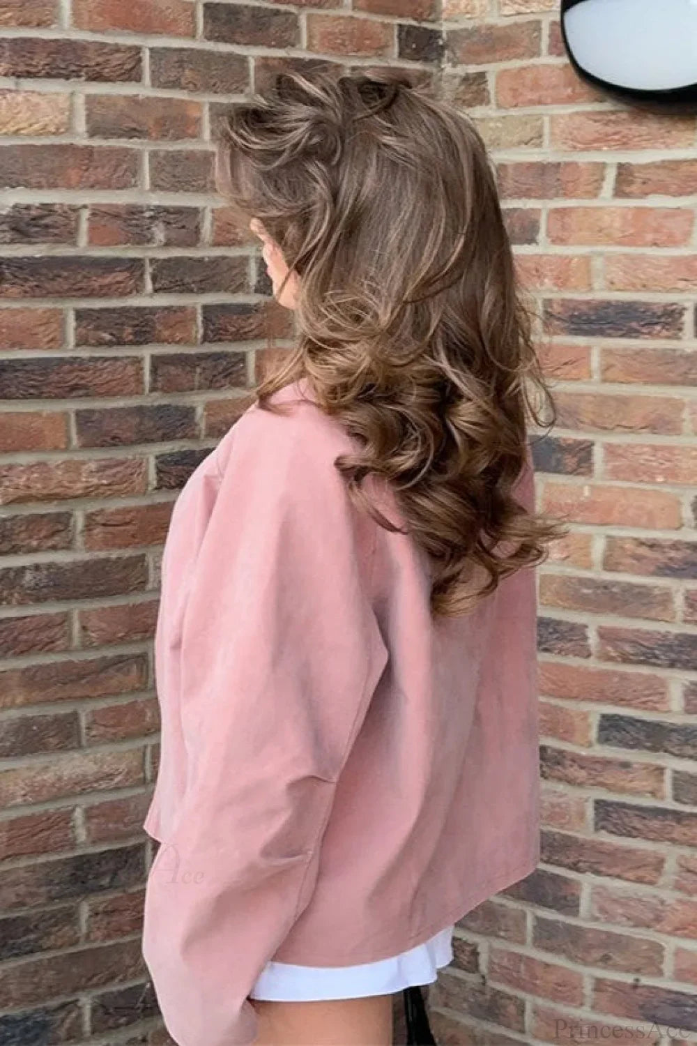 Suede Long Sleeve Elegant Casual Jacket