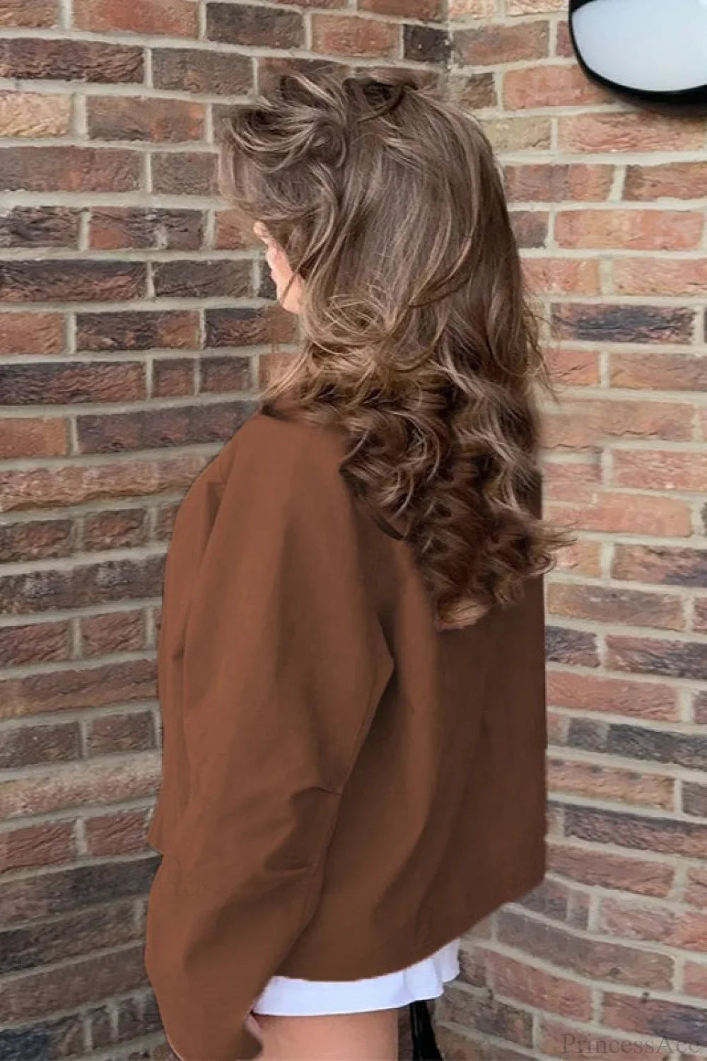 Suede Long Sleeve Elegant Casual Jacket