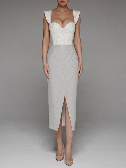Elegant Backless Hip Dress Dress