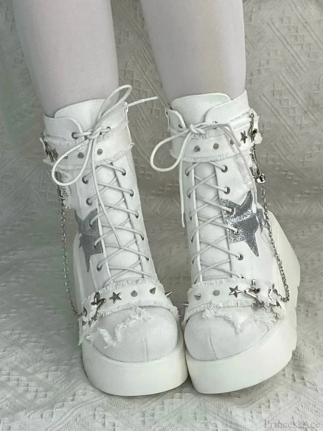 Sweet Lolita Vintage Y2K High-Heeled Gothic Platform Boot
