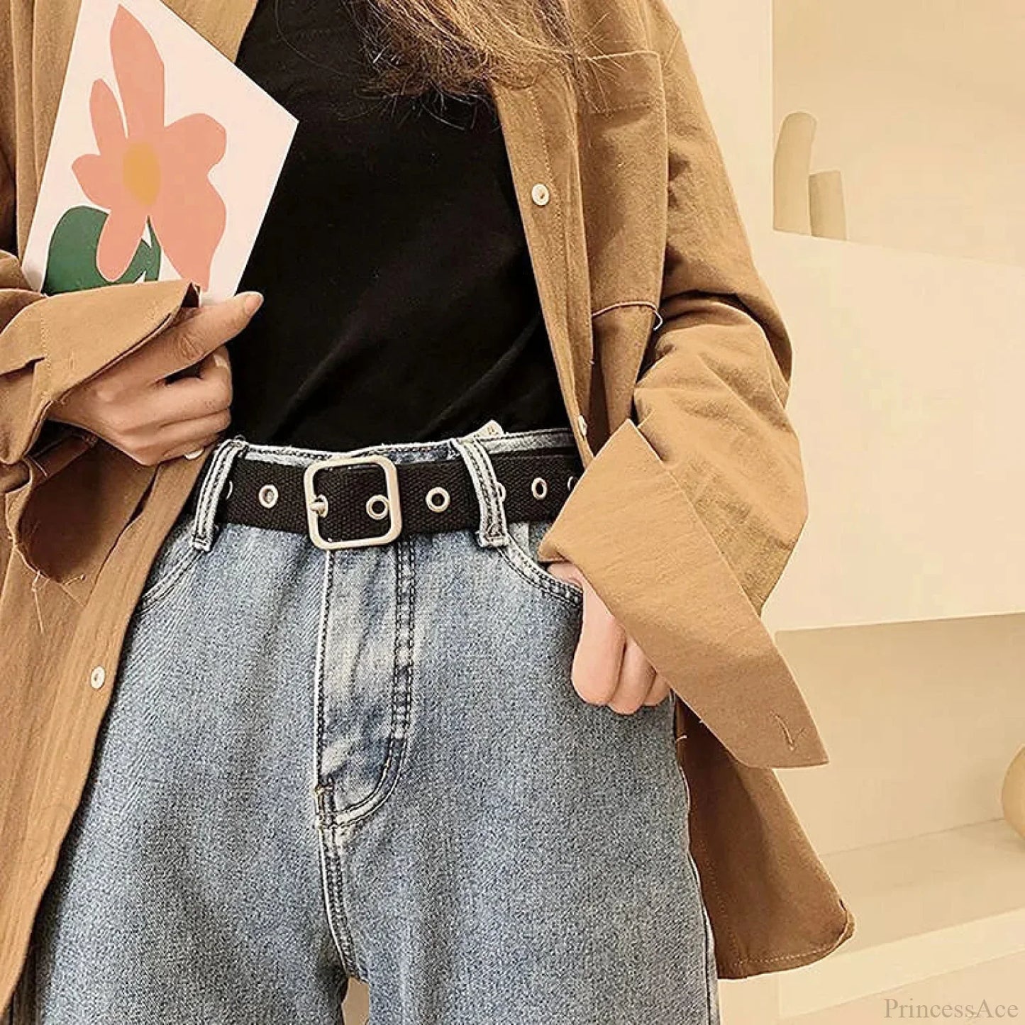 Synonyms: Gothic - medieval, Leather - hide, Pin - peg, Buckle - clasp

PU medieval hide peg clasp Belt