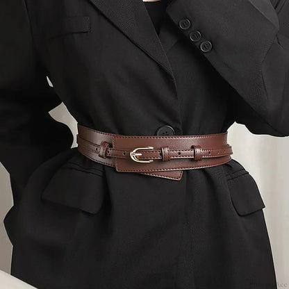 Synonyms: Gothic - medieval, Leather - hide, Pin - peg, Buckle - clasp

PU medieval hide peg clasp Belt