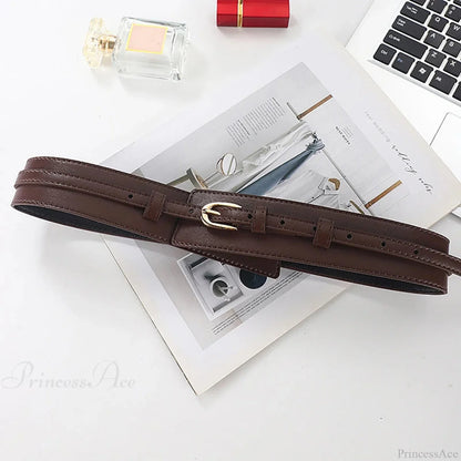 Synonyms: Gothic - medieval, Leather - hide, Pin - peg, Buckle - clasp

PU medieval hide peg clasp Belt