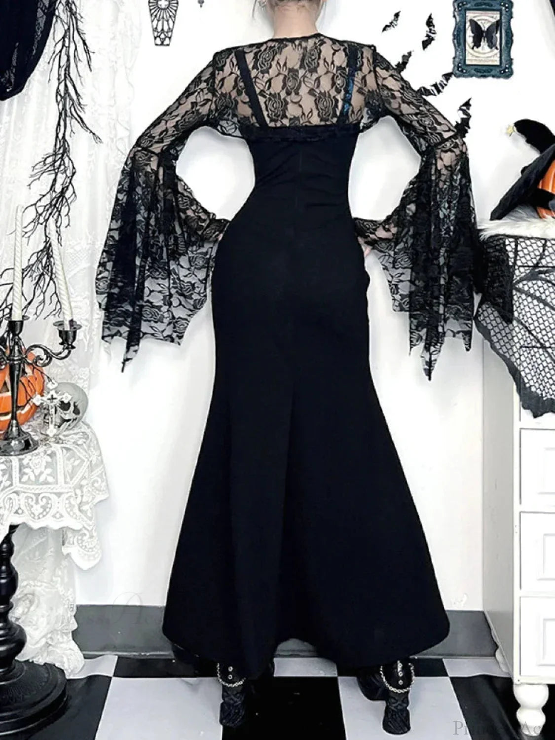 Tall Waist Bandage Bodice Maxi Dress