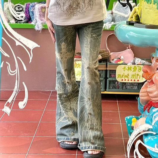 Tattoo Mark Gothic Retro Pant