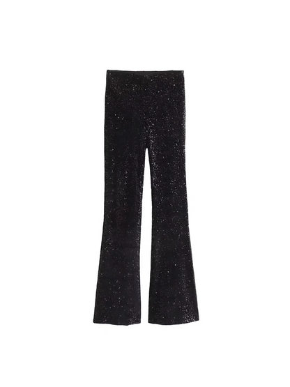 Sequins Waist Coat Top & Pants Coord Set