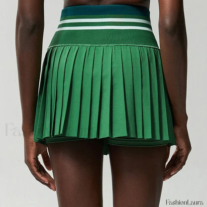 Tennis Pleated Sporty Pocket Skirt