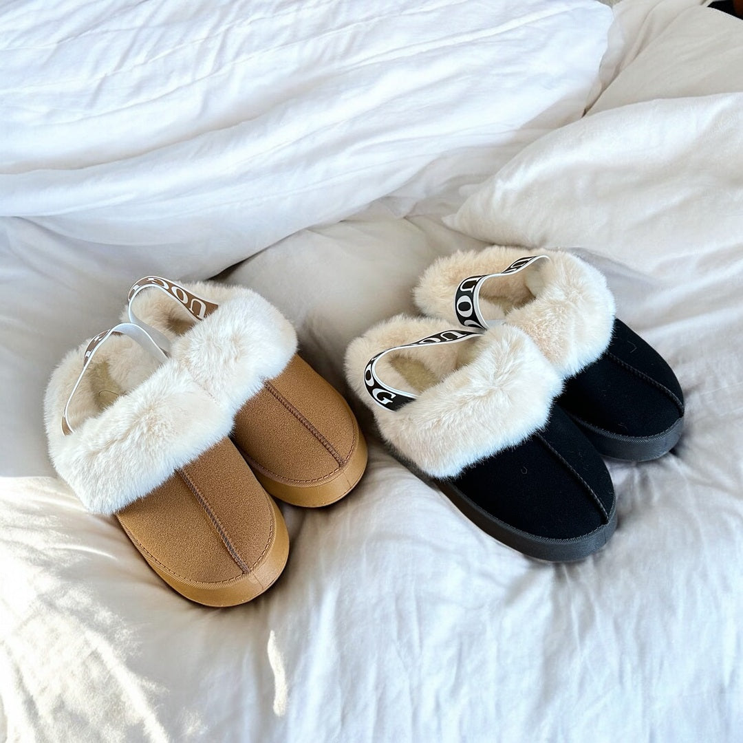 Cozy Plush Fur-Lined Slippers