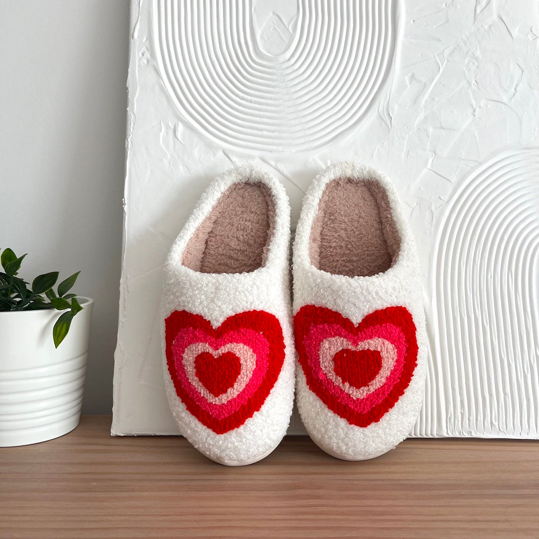 Sweetheart Retro Comfy Slippers