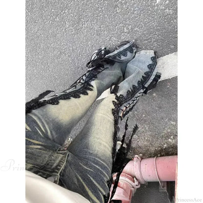 Tie-up Mysterious Flare Bootcut Pant