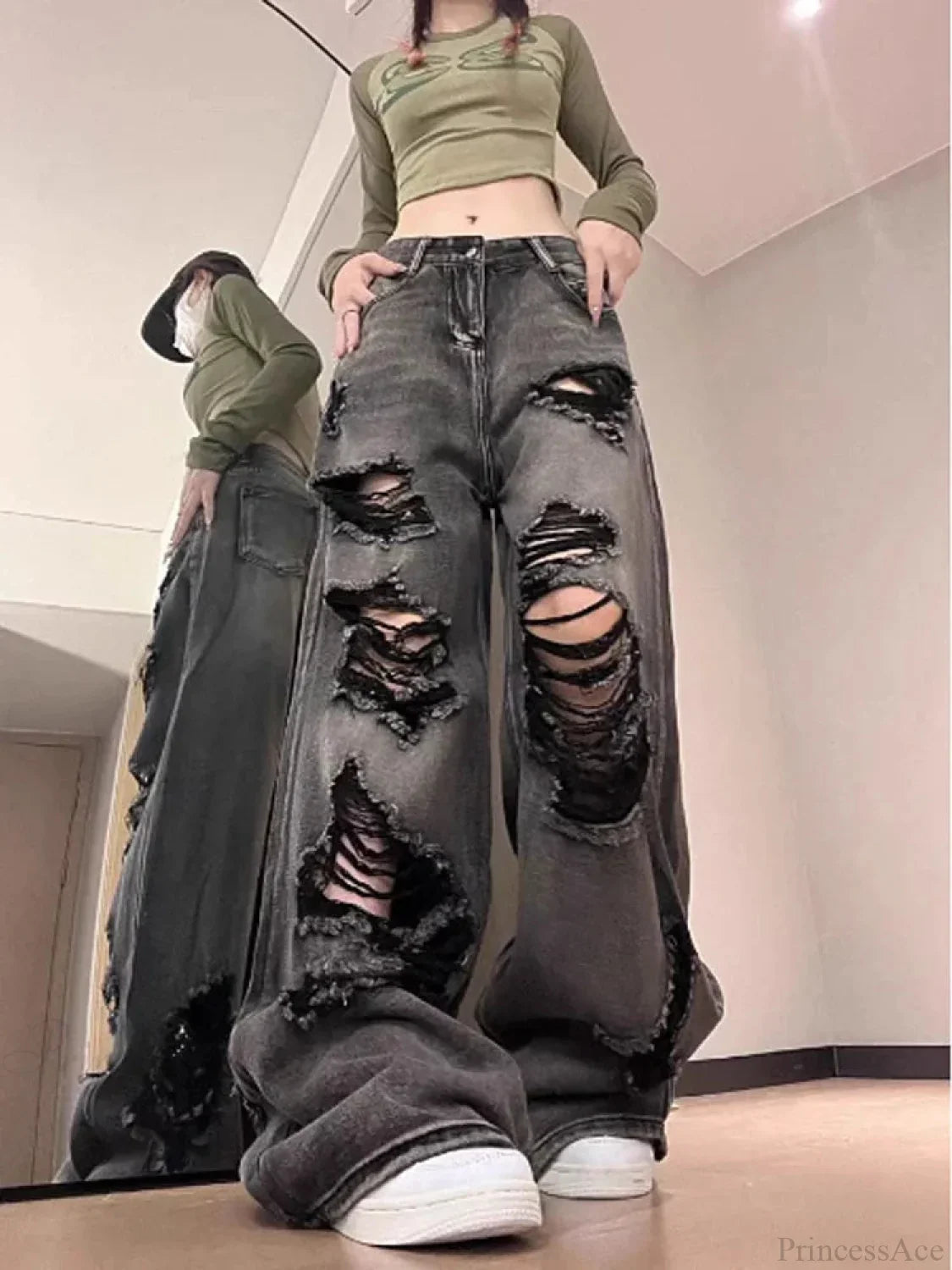 Torn Gothic Large Streetwear Pant