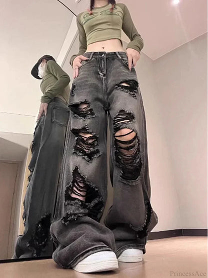 Torn Gothic Large Streetwear Pant