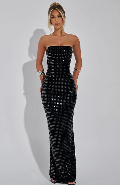 Veah Maxi Dress - Shimmering