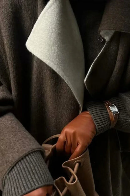 Vintage Elegant Double Faced Wool  Coat