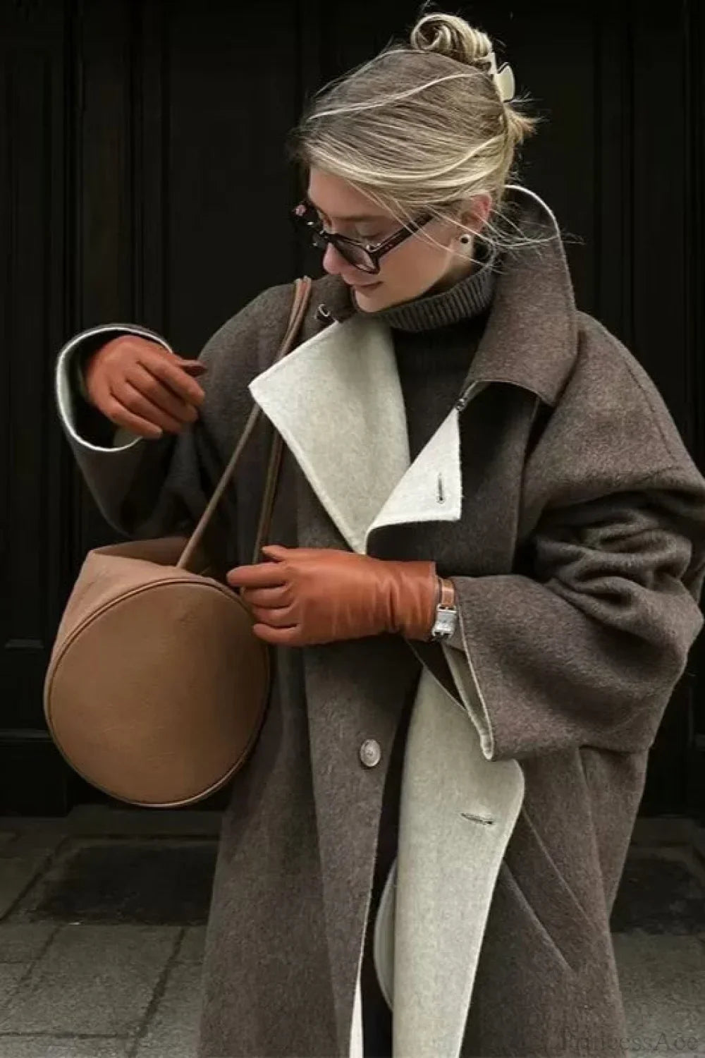 Vintage Elegant Double Faced Wool  Coat