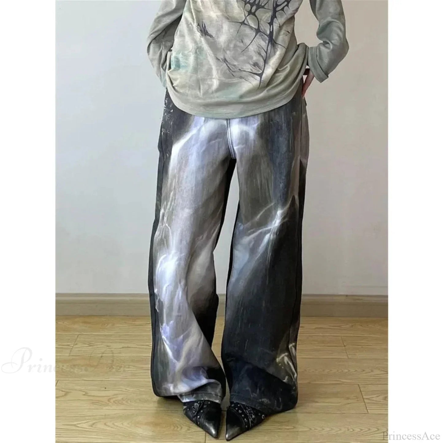 Vintage Gothic Elevated Waist Pant