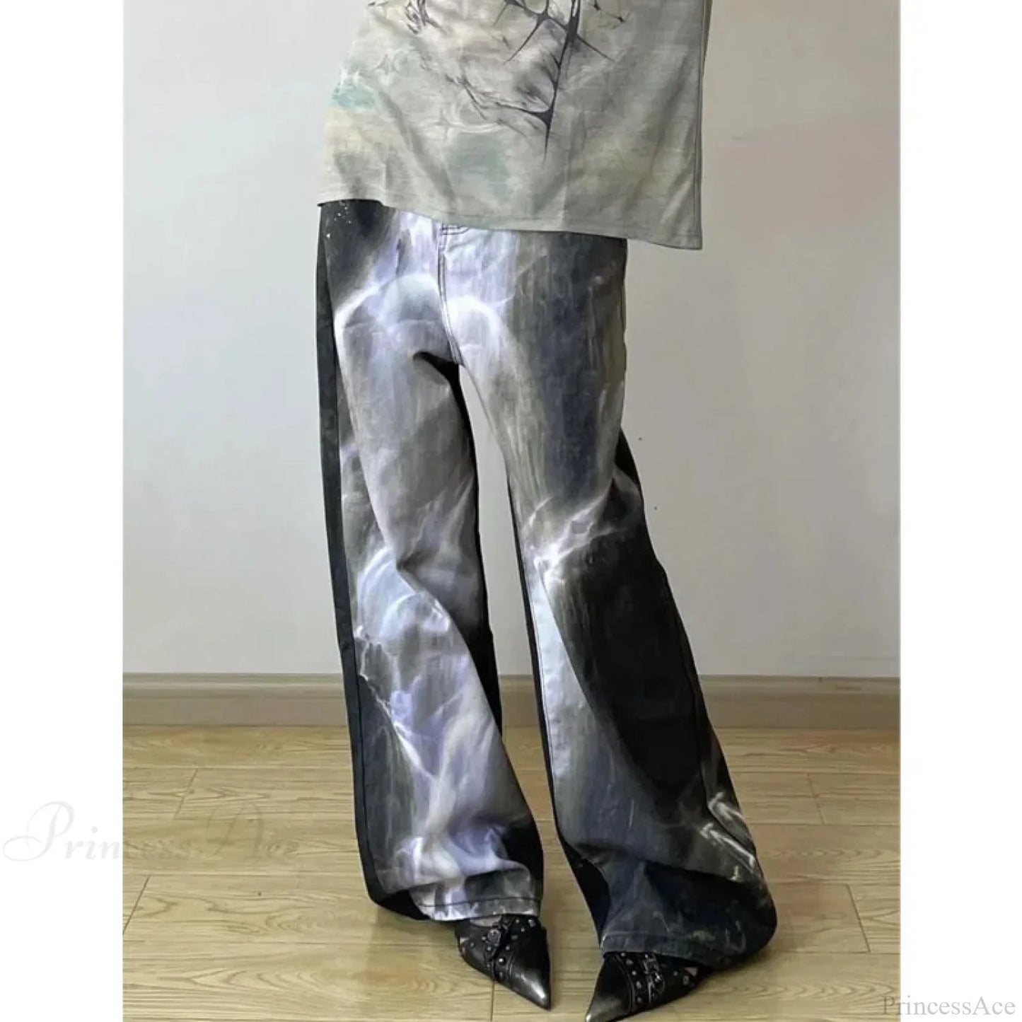 Vintage Gothic Elevated Waist Pant