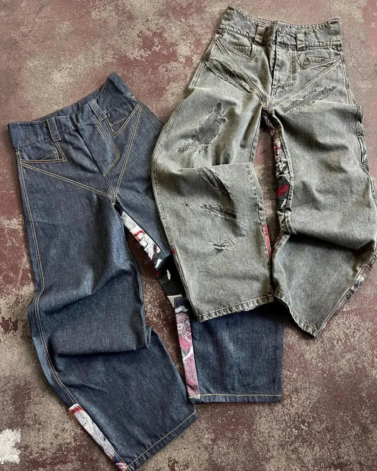 Vintage Gothic Visual Pant