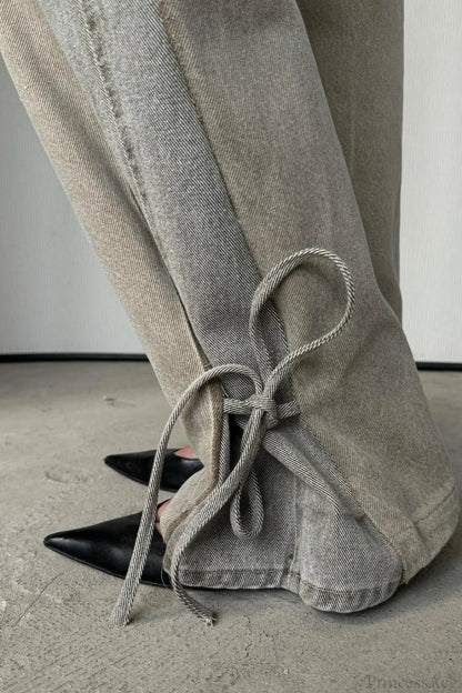 Vintage High-Waist Straight-Leg Jeans