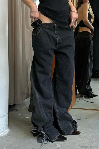 Vintage High-Waist Straight-Leg Jeans