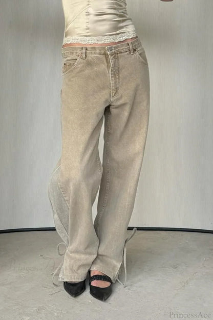 Vintage High-Waist Straight-Leg Jeans