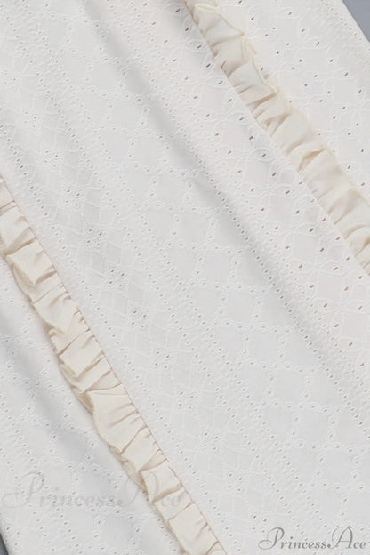 Vintage Lace Off-Shoulder Strap Party Dress