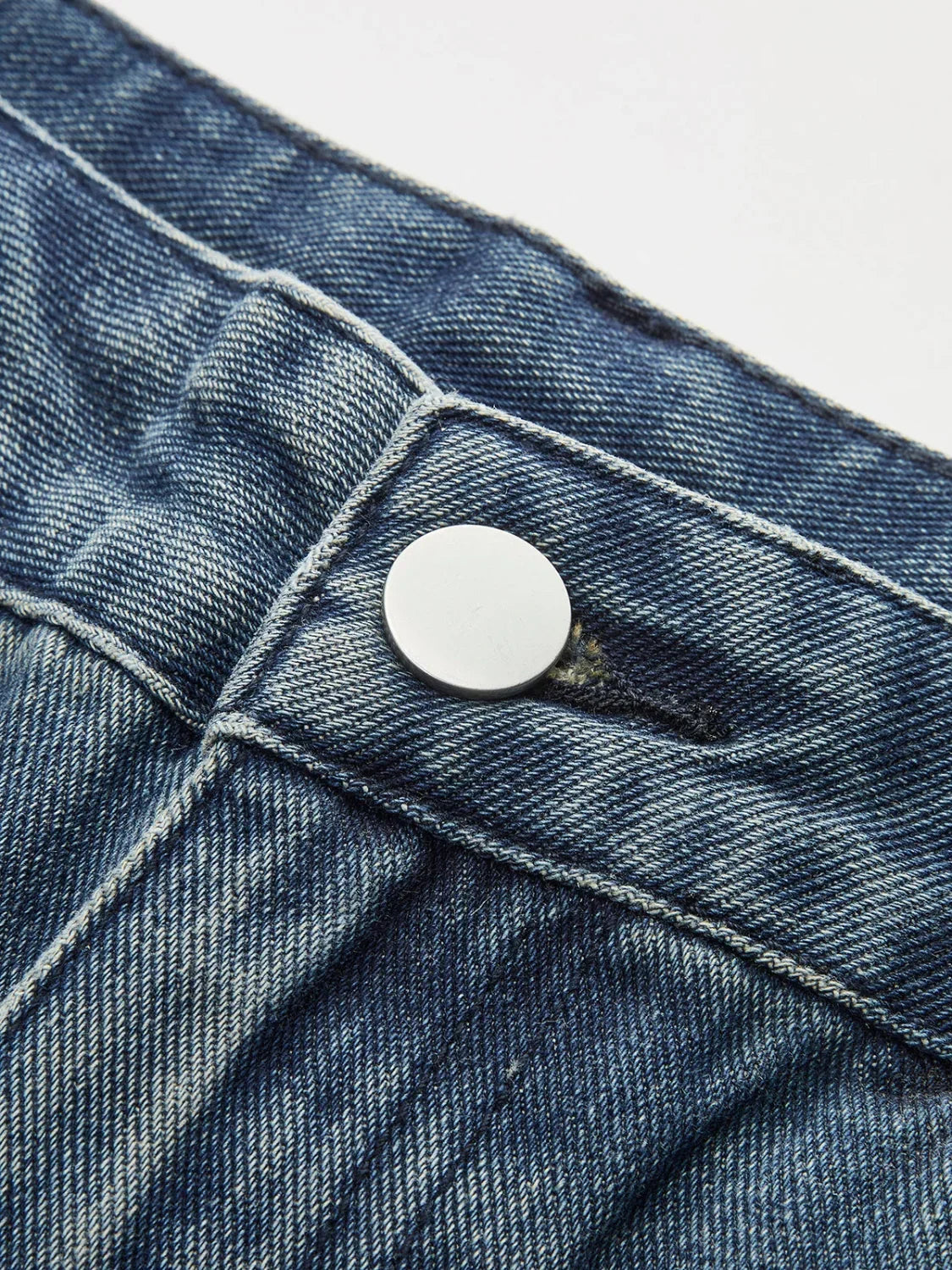 Vintage Low Rise Washed Wide Leg Jeans