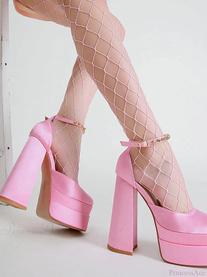 Vintage Mary Jane Chunky Gothic Tall Heel