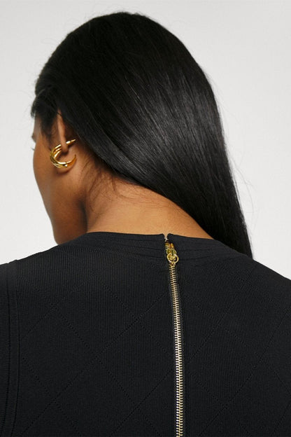 Viola Cut-out Sleeveless Knit Mini Dress