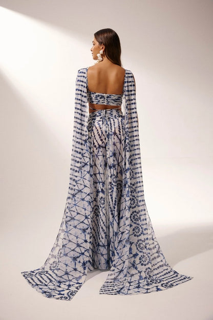 Virginia Printed Cut-out Maxi Dress
