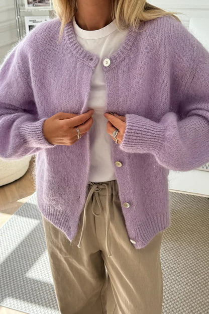 Knitted Vest - Lila