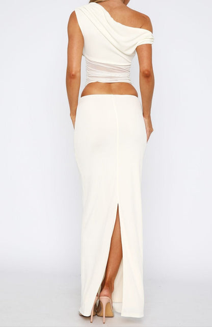 Celia Maxi Dress White