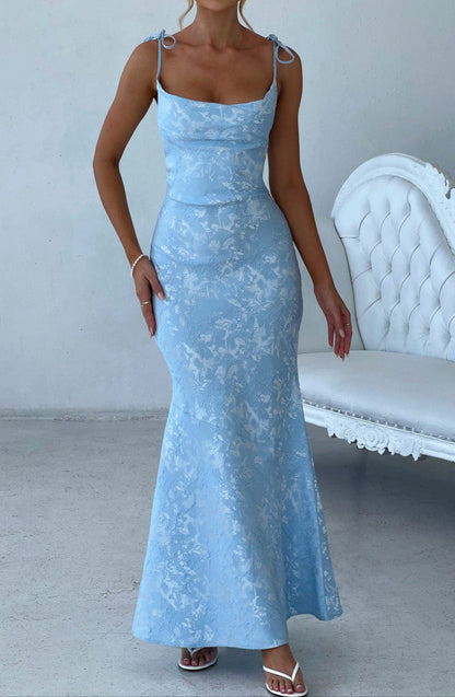 Giuditta Maxi Dress - Blue
