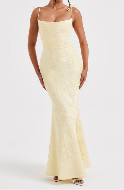 Gabriella Maxi Dress - Lemon
