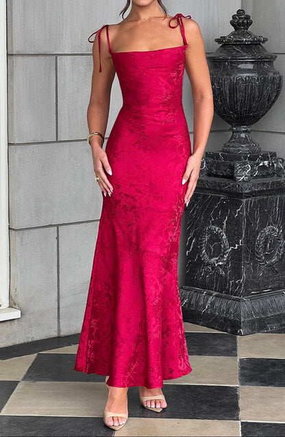 Chiara Maxi Dress - Red