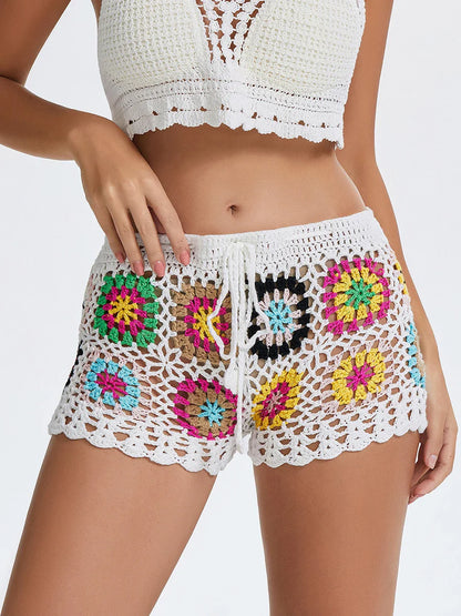 HolLow Crochet Geometrical Short