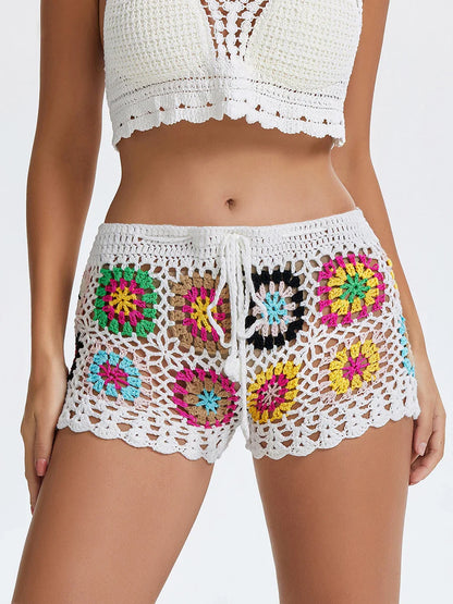 HolLow Crochet Geometrical Short
