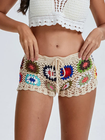 HolLow Crochet Geometrical Short
