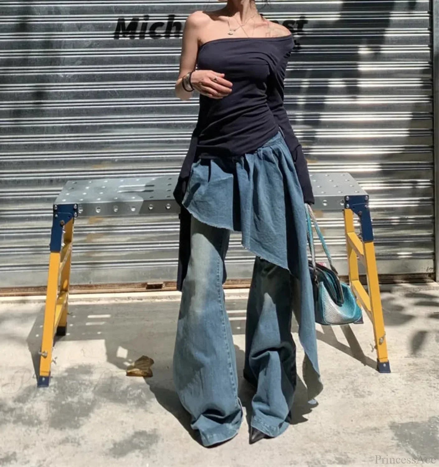 Y2K Gothic Skirt Loose Harajuku Pant