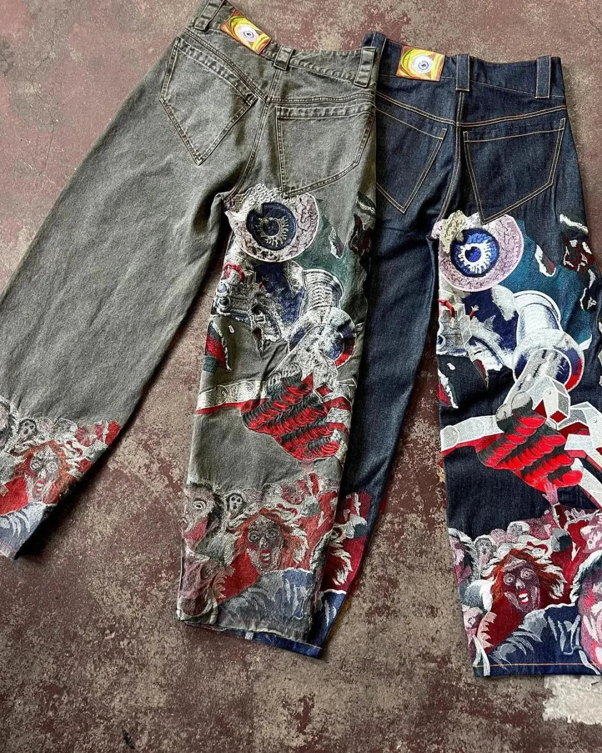 Y2K Gothic Streetwear Baggy Pant