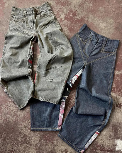 Y2K Gothic Streetwear Baggy Pant