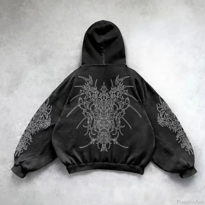 Y2K Mysterious Rap Urban Hoodie