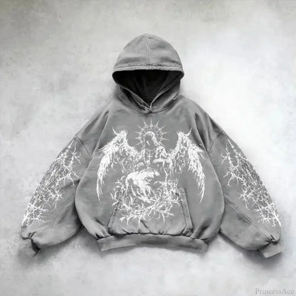 Y2K Mysterious Rap Urban Hoodie