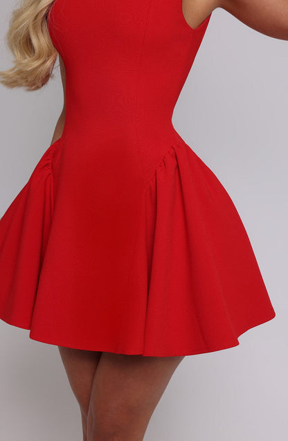 Blanca Mini Dress - Red