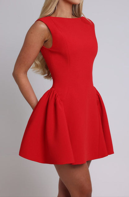 Blanca Mini Dress - Red
