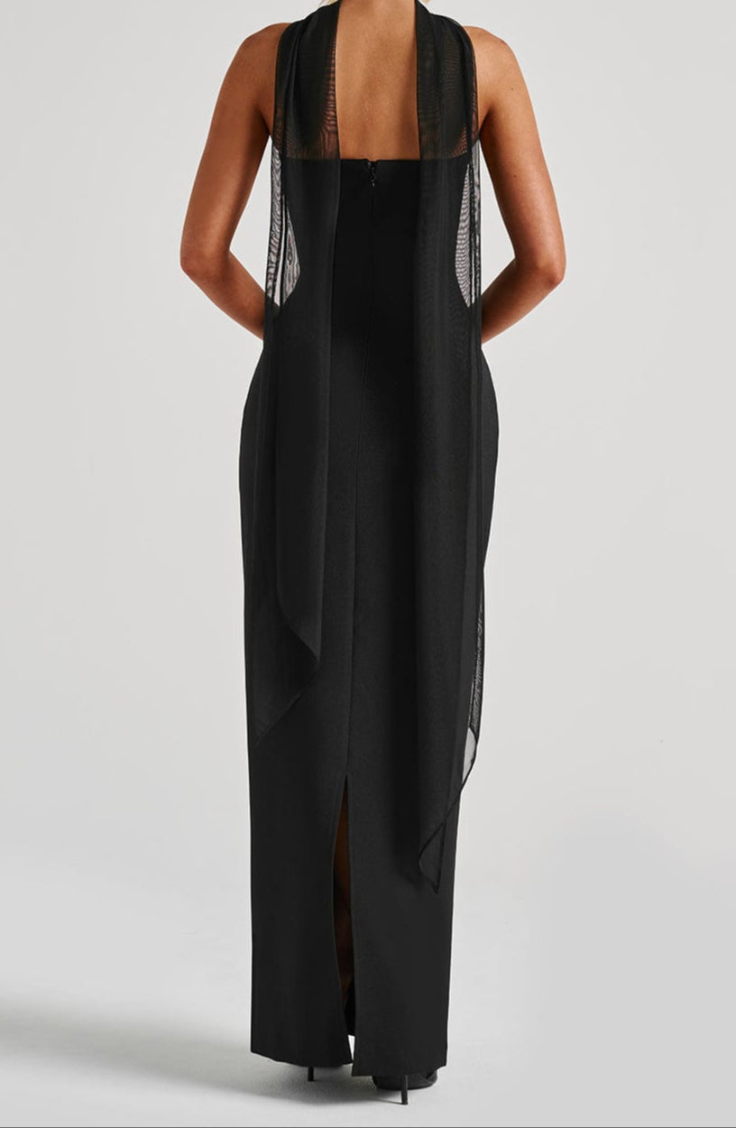 Manuela Maxi Dress - Black
