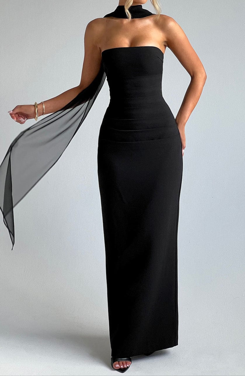 Manuela Maxi Dress - Black