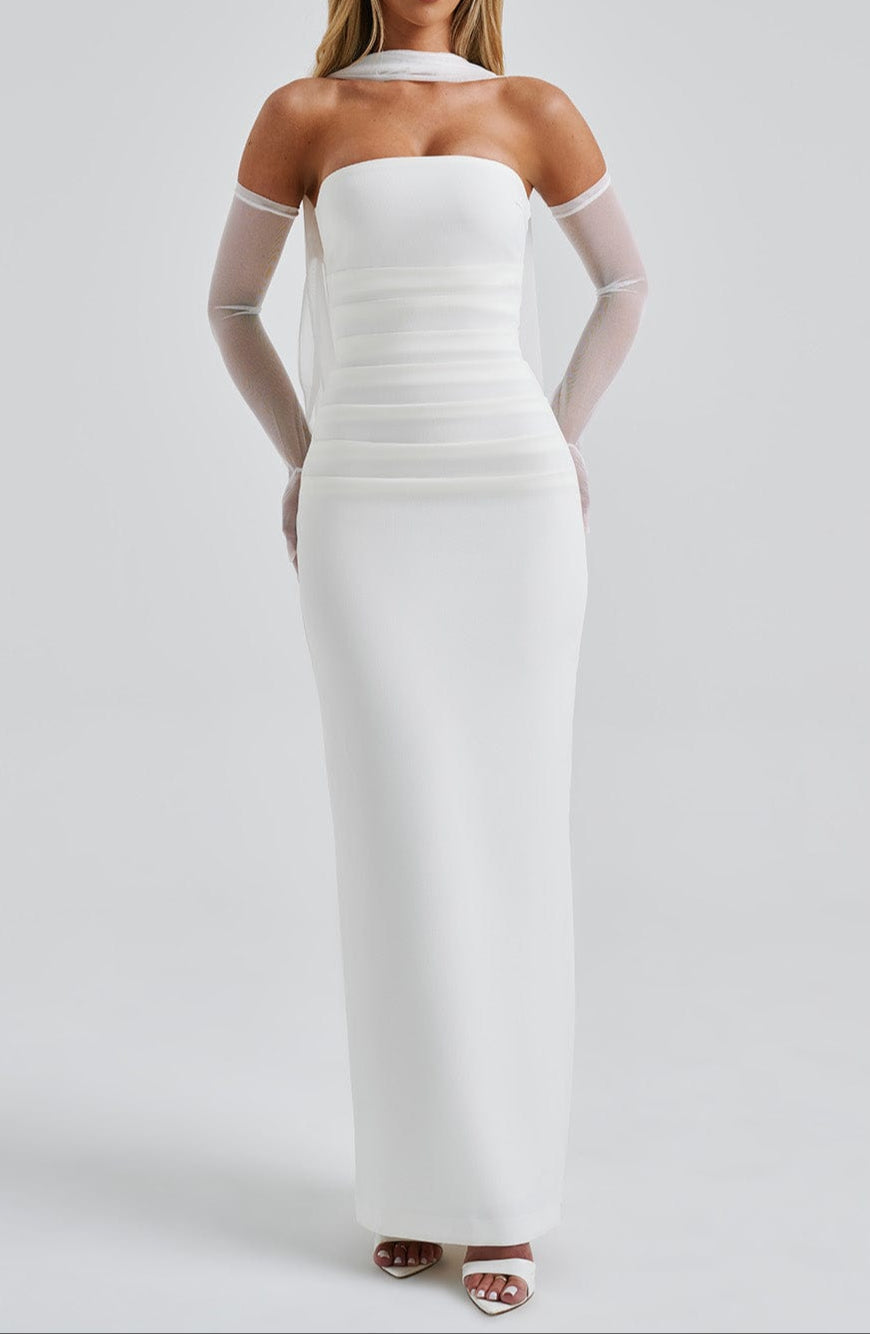 Constanza Maxi Dress-Ivory