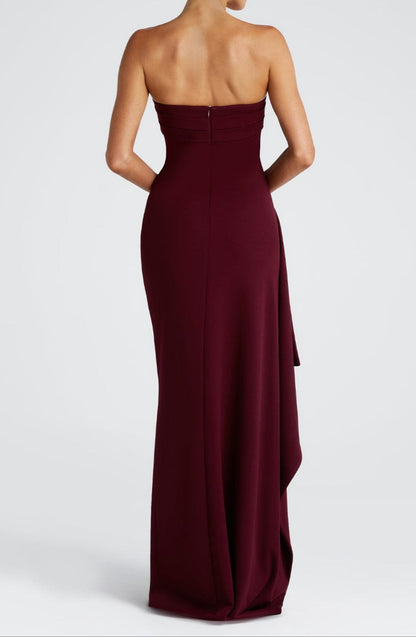 Valentina Maxi Dress - Cherry Lacquer